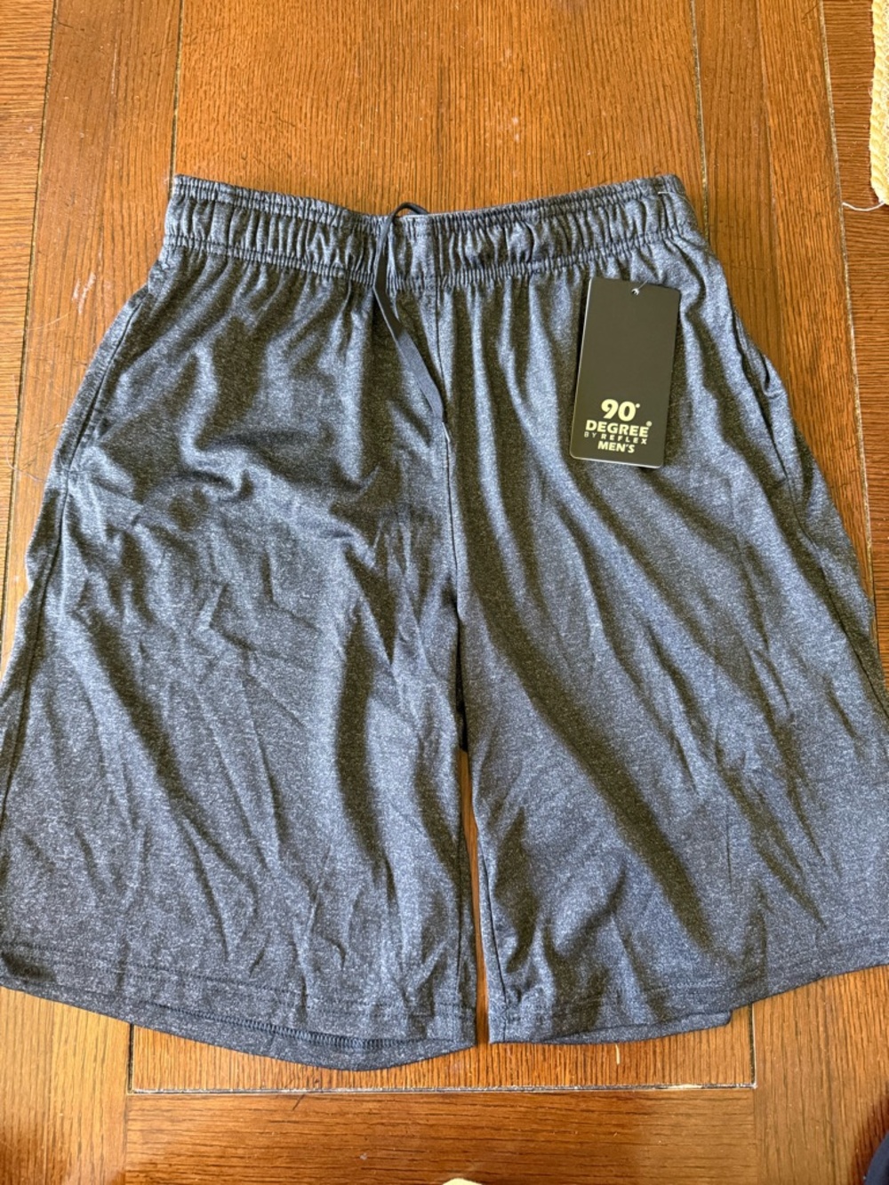 90 Degree By Reflex Men’s Athletic Shorts - Charcoal Gray